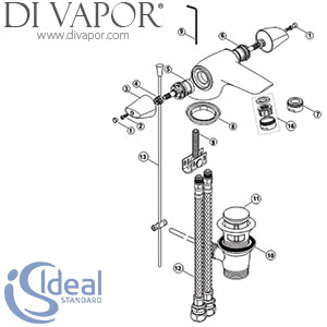 Ideal Standard Ceraplan Disc Basin Mixer Tap Spare Parts - IDL DV 189